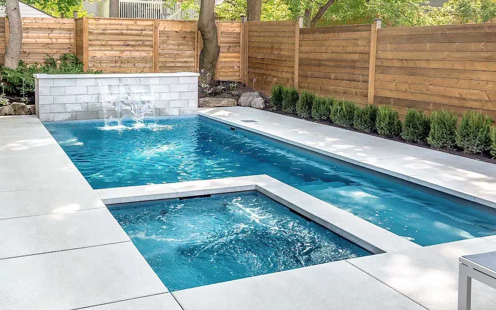 Pools321 is pleased to showcase the Leisure Pools Limitless fiberglass swimming pool